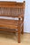 Mid 20th Century Colonial Varangue Bench in Teak, 1950s For Sale - Image 11 of 18