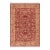 Shabby Chic 1990's Pak-Persian Red/Beige Wool Rug - 6'1'' X 9'1'' For Sale