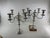 New Pair of 1970s Silver Candelabra 5 Light For Sale - Image 9 of 18