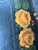 Black Antique French Hand-Painted Floral Toleware Tray For Sale - Image 8 of 10