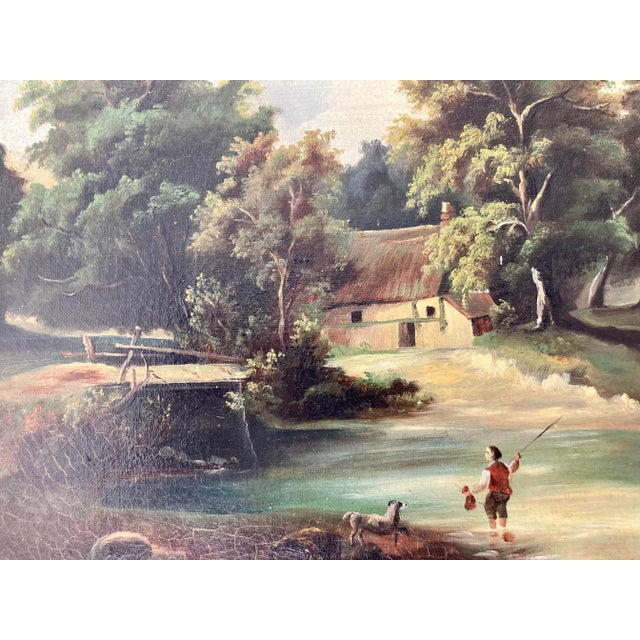 French 19th Century Landscape Painting For Sale - Image 9 of 12