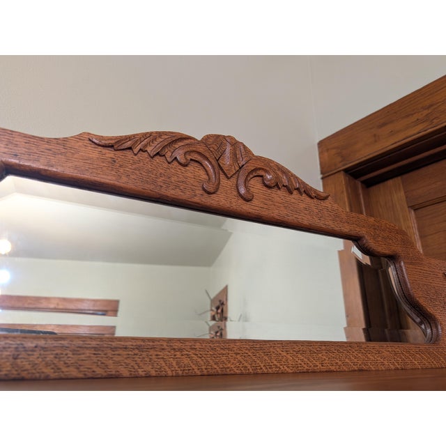 Sienna Antique Curved Glass Curio Cabinet For Sale - Image 8 of 11