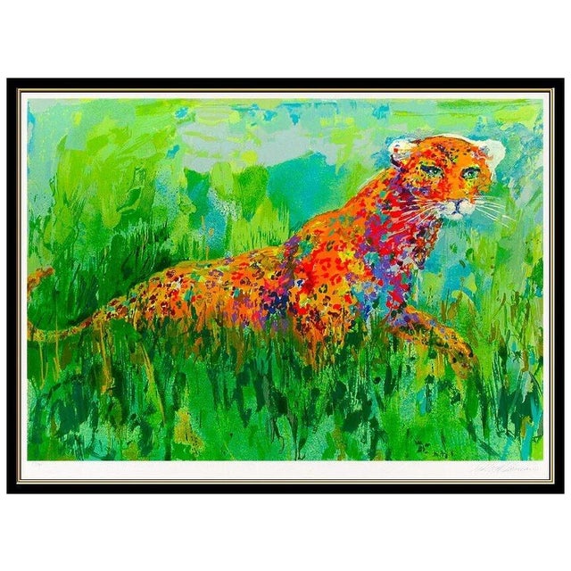 Abstract Expressionism Prowling Leopard, LeRoy Neiman For Sale - Image 3 of 6
