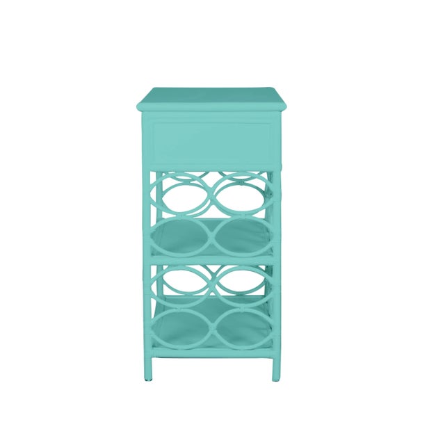 Infinity End Table - Turquoise For Sale In West Palm - Image 6 of 7