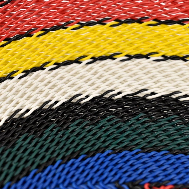 Plastic Early 20th Century Zulu Telephone Wire Basket South Africa 10inch For Sale - Image 7 of 7