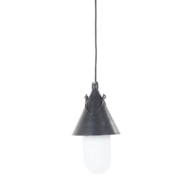 Vintage Metal Opaline Suspension from Siemens, 1930 For Sale