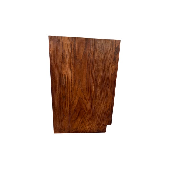 Late 20th Century Henredon Campaign Scene 1 Bachelors Chest Dresser For Sale - Image 13 of 15