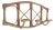 Vintage Rattan Wall Coat Rack, 1970s For Sale