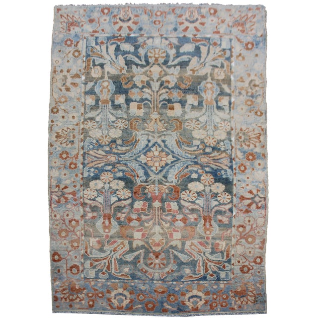 1930s Vintage Handmade Malayer Rug 7'0" X 4'9" For Sale In Los Angeles - Image 6 of 6