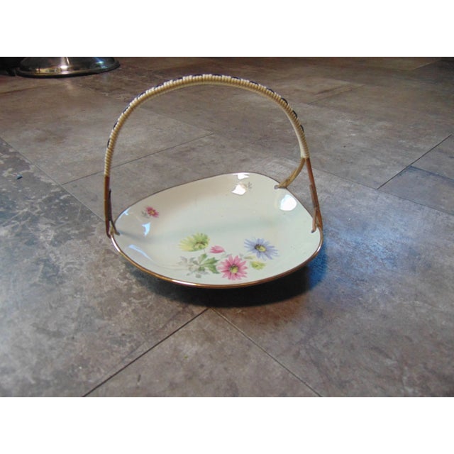 Plateau J. Kronester Bavaria, vintage 1950-1960, dimensions: height 16 cm, width 19.6 cm, depth 19 cm.