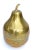 Marked Brass & Silver Plate Pear Ice Bucket, Ice Cube Box, Fruit Sculpture, 1930 For Sale In Miami - Image 6 of 10