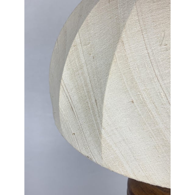 Large Brutalist Danish Copper Table Lamp with Mushroom Shade, 1960s For Sale - Image 6 of 14