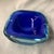 This item appears to be a Mid-Century Modern Murano Sommerso glass bowl, a vintage decorative piece often attributed to...