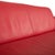 Animal Skin Three-Seater Sofa in Red Leather from Koinor Rossini For Sale - Image 7 of 15
