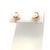 Japanese 1990s Pair of Mikimoto Estate Akoya Pearl Earrings 14k YG 6 mm 3.4 Grams For Sale - Image 3 of 7