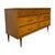 Mid-Century Modern Vintage Bassett Mid Century Modern Walnut Double 6 Drawer Dresser With Carved Details. For Sale - Image 3 of 11