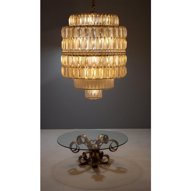 Tiered Crystal Chandelier from Kamenický Šenov, 1960s For Sale - Image 9 of 16