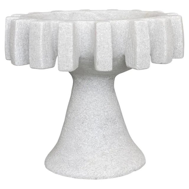 Hand Carved Marble Sculpture by Tom Von Kaenel For Sale - Image 6 of 6