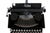Black Refreshed Erika Model 5 Tab 1930's Typewriter by Seidel & Naumann, Dresden Germany For Sale - Image 8 of 17