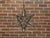 Gold Mid 20th Century Mid Century Modern French Star Glass and Metal Light Fixture with Single Socket For Sale - Image 8 of 12