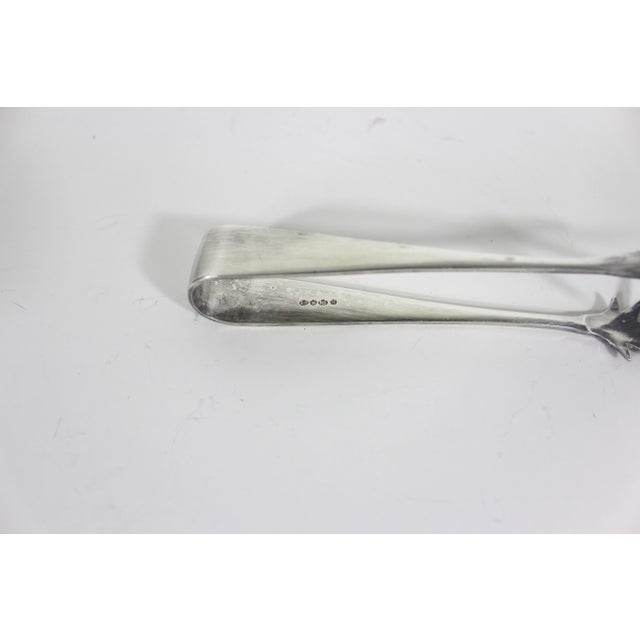 Vintage Silver Bird Claw Sugar or Ice Tongs Bar Cart Styling For Sale - Image 12 of 12