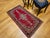 Vintage Persian Kashan Rug, Hand-Knotted Wool, Medallion Floral Pattern, Red & Navy, 3x5 For Sale In Chicago - Image 6 of 9