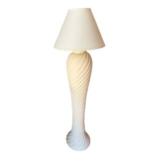 1980s Dynasty Post Modern Plaster Floor Lamp For Sale