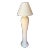 1980s Dynasty Post Modern Plaster Floor Lamp For Sale