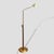 1970s Tall Modernist Golden Height Adjustable Floor Lamp, 1970s For Sale - Image 5 of 17