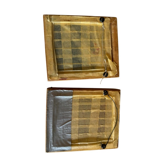 Vintage Hand-Made Hand Painted Profile Portrait Reliefs in Shadow Box Frames – Pair Sculptures For Sale - Image 4 of 8