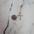Textured Solid Gold Cross 14k Yellow Gold 16" For Sale - Image 4 of 4