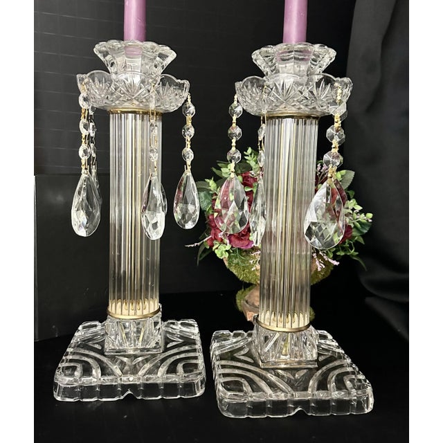 This is for a lovely pair of candle holders from Crystal Clear Industries. These crystal candle holders were crafted in...
