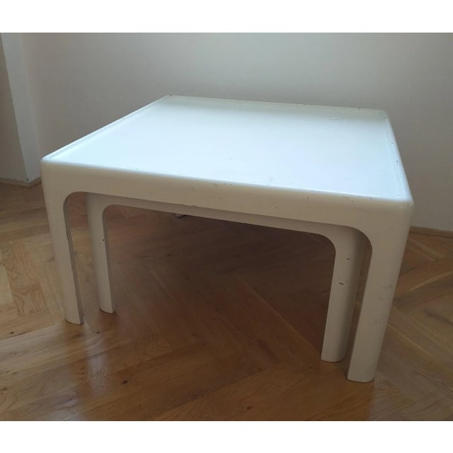 Blue Coffee Tables by Peter Ghyczy and Ernst Moeckl, Germany, 1970s, Set of 2 For Sale - Image 8 of 11