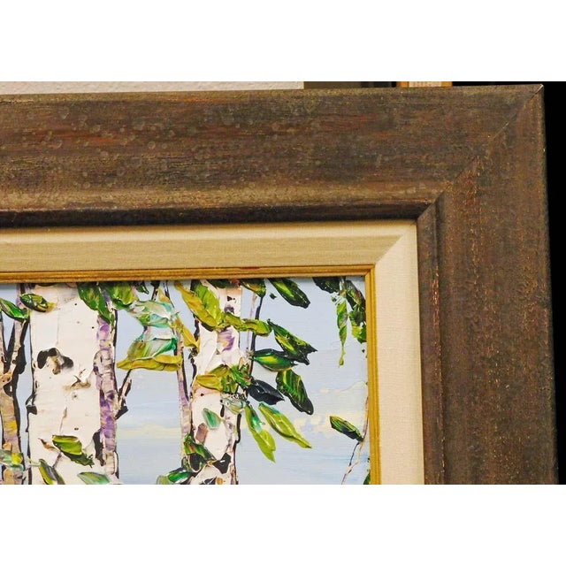 Maya Eventov "Spring's Creations" Original Acrylic Flowers Hand Signed 050213-04 For Sale - Image 4 of 10