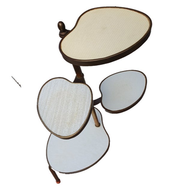 Vintage Heart-Shaped Flower Stand, 1950s For Sale - Image 4 of 6