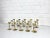 1960s Scandinavian Brass Candlesticks by Gunnar Ander for Ystad Metall, Sweden, 1960s, Set of 10 For Sale - Image 5 of 14