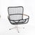 Mid-Century Modern Swivel Armchair in Rattan and Chrome, 1970s For Sale - Image 3 of 15
