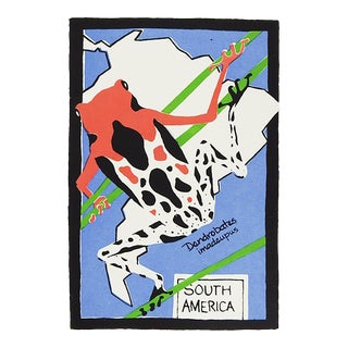 Small Contemporary South American Tree Frog Serigraph Poster For Sale