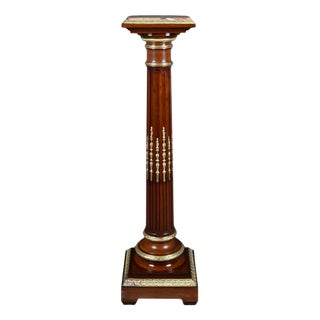 Napoleon III Style Swivel Column in Mahogany, 1900 For Sale