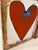 Vintage Abstract Contemporary Folk Art Mixed Media Heart Signed Paintings – Collection of Three For Sale - Image 4 of 13
