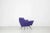 Set of Italian Lounge Chairs in Blue and Violet by Lenzi for Studio Tecnico, 1950s For Sale - Image 11 of 18
