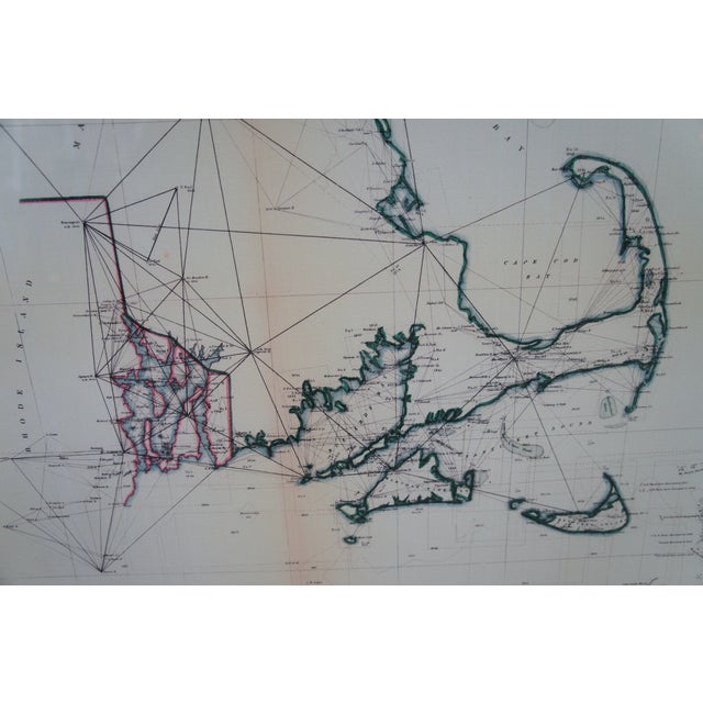 Soicher Marin American Navigational Chart Survey Map of East Coast For Sale - Image 9 of 13