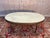 Louis XVI Style Oval Coffee Table For Sale - Image 5 of 6