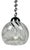 Mid-Century Modern Murano Globe Pendant Lamp attributed to Toni Zuccheri for Mazzega, Italy, 1970s For Sale