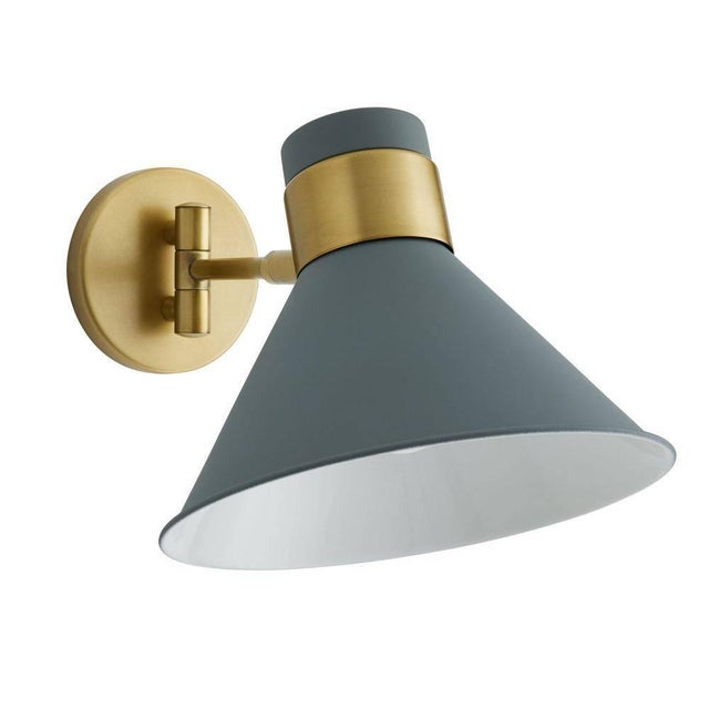 American Arteriors Home Lane Sconce, Blue For Sale - Image 3 of 10