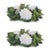 Bring a touch of nature to your decor with this set of two Hydrangea Floral Candle Rings. Featuring soft white floral...