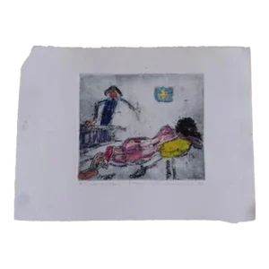 1990 James D. Curtis Studio Art Etching