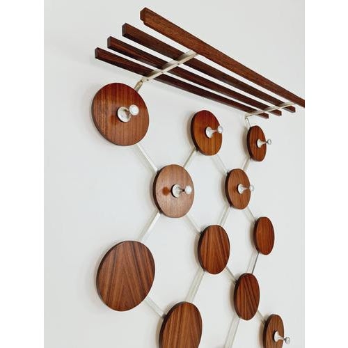 Mid-Century Teak Coat Rack, 1960s For Sale - Image 4 of 11
