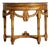 Antique Carved Giltwood Pomegranate Console With Marble Top For Sale