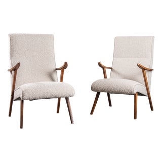 Mid-Century Armchairs, 1960, Set of 2 For Sale